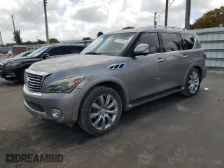 2014 Infiniti QX80 with VIN JN8AZ2NFXE9555841, listed as a Copart auction lot 51746055 with 162,632 mi miles and Clean Title. Bid and sale history available at carsss.com. Image 1.