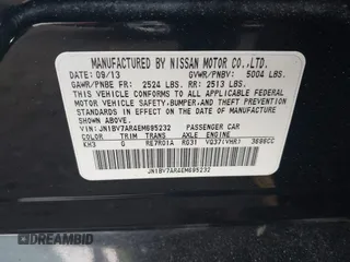 2014 Infiniti Q50 Premium z VIN JN1BV7AR4EM695232, wystawiony jako IAAI lot #42367581 z przebiegiem 138 063 mil mil oraz . Historia ofert i sprzedaży dostępna na DreamBid. Obrazek 9.