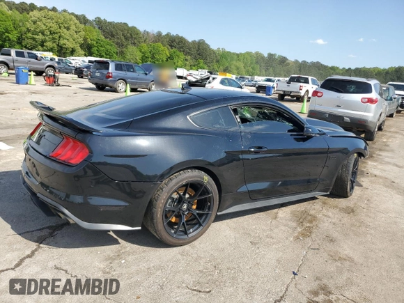 2022 Ford Mustang GT with VIN 1FA6P8CF5N5130246, listed as a Copart auction lot 52614965 with 58,078 mi miles and Salvage Title. Bid and sale history available at carsss.com. Image 3.