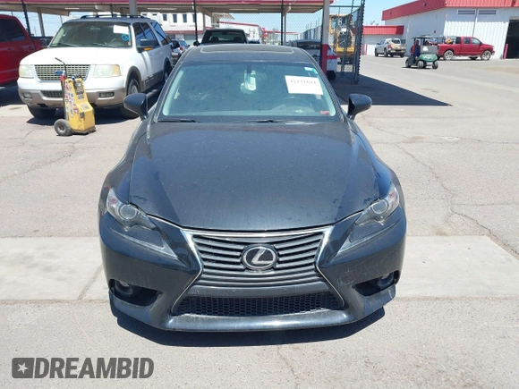 2014 Lexus IS 250 with VIN JTHBF1D22E5017576, listed as a IAAI auction lot 42131644 with 131,674 mi miles. Bid and sale history available at carsss.com. Image 12.