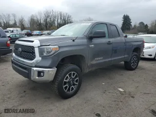 2018 Toyota Tundra 4WD SR with VIN 5TFUY5F14JX689816, listed as a Copart auction lot 89198265 with 141,315 mi miles and Salvage Title. Bid and sale history available at carsss.com. Image 1.