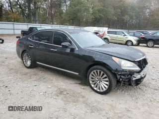 2015 Hyundai Equus Ultimate z VIN KMHGH4JH6FU099424, wystawiony jako Copart lot #80129674 z przebiegiem 145 420 mil mil oraz Szkoda całkowita • Salvage title. Historia ofert i sprzedaży dostępna na DreamBid. Obrazek 4.