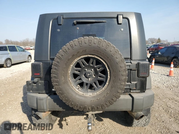 2008 Jeep Wrangler Unlimited Rubicon with VIN 1J4GA69118L590353, listed as a Copart auction lot 48487245 with 138,977 mi miles and Salvage Title. Bid and sale history available at carsss.com. Image 6.