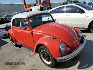 1968 Volkswagen Beetle with VIN 158568466, listed as a Copart auction lot 74978484 with 51,303 mi miles and Salvage Title. Bid and sale history available at DreamBid. Image 4.