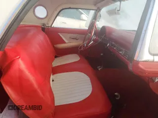 1957 Ford Thunderbird with VIN D7FH286272, listed as a Copart auction lot 77243694 with 19,878 mi miles and Salvage Title. Bid and sale history available at DreamBid. Image 10.