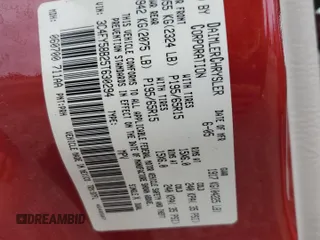 2005 Chrysler PT Cruiser Touring z VIN 3C4FY58B25T630294, wystawiony jako Copart lot #60383433 z przebiegiem Nie podano mil oraz Szkoda całkowita • Salvage title. Historia ofert i sprzedaży dostępna na DreamBid. Obrazek 12.