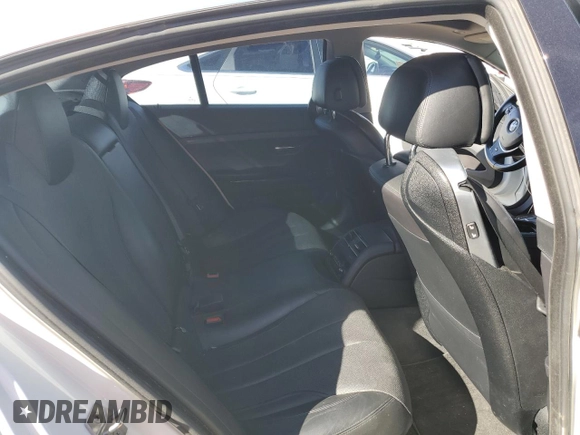 2013 BMW 6 Series 650i with VIN WBA6B2C51DDG66564, listed as a Copart auction lot 44247555 with 89,477 mi miles and Salvage Title. Bid and sale history available at DreamBid. Image 10.