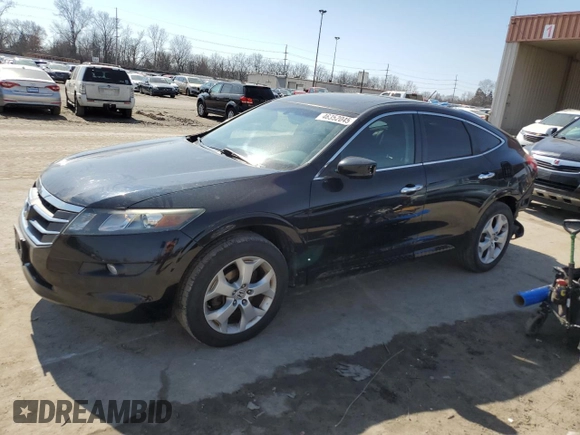 2011 Honda Accord Crosstour EX-L with VIN 5J6TF2H52BL002464, listed as a Copart auction lot 46352045 with 316,946 mi miles and Salvage Title. Bid and sale history available at carsss.com. Image 1.