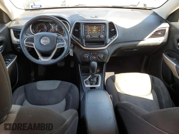 2018 Jeep Cherokee Latitude Tech Connect with VIN 1C4PJLCB2JD540034, listed as a Copart auction lot 55622855 with 71,428 mi miles and Salvage title. Bid and sale history available at DreamBid. Image 8.