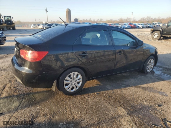 2012 Kia Forte LX with VIN KNAFT4A25C5538349, listed as a Copart auction lot 48196475 with 291,039 mi miles and Salvage Title. Bid and sale history available at carsss.com. Image 3.