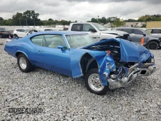 1971 Oldsmobile Cutlass with VIN 336871R14332, listed as a Copart auction lot 72980494 with 53,459 mi miles and Salvage Title. Bid and sale history available at DreamBid. Image 4.