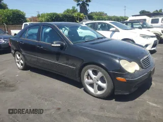 2004 Mercedes-Benz C 320 with VIN WDBRF64J84F503921, listed as a Copart auction lot 57885215 with Not provided miles and Salvage title. Bid and sale history available at DreamBid. Image 4.