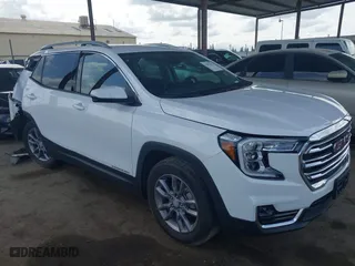 2023 GMC Terrain SLT with VIN 3GKALPEG9PL161071, listed as a IAAI auction lot 41895831 with 24,509 mi miles. Bid and sale history available at carsss.com. Image 1.
