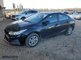 2019 Chevrolet Cruze LS with VIN 1G1BC5SM0K7123538, listed as a Copart auction lot 47477945 with 116,020 mi miles and Salvage Title. Bid and sale history available at carsss.com. Image 1.