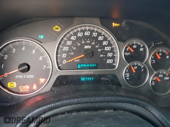 2005 GMC Envoy SLT with VIN 1GKDS13S752232013, listed as a Copart auction lot 83841804 with 307,447 mi miles and Non Repairable. Bid and sale history available at carsss.com. Image 9.