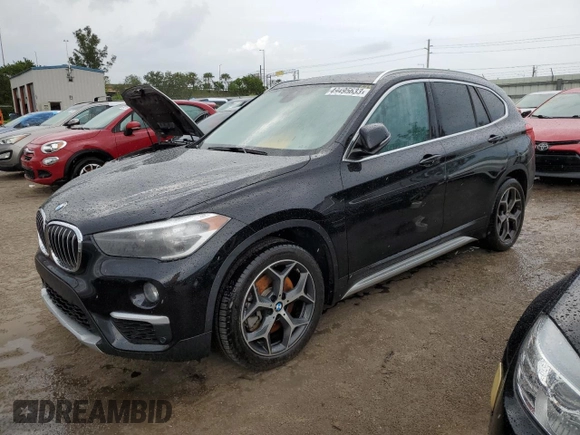 2019 BMW X1 xDrive28i with VIN WBXHT3C57K5L89635, listed as a Copart auction lot 49495633 with Not Provided miles. Bid and sale history available at carsss.com. Image 1.