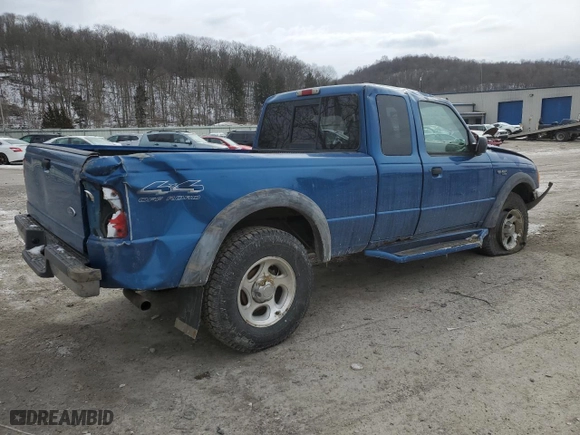2001 Ford Ranger XL Fleet with VIN 1FTZR15U61TA24074, listed as a Copart auction lot 46030785 with 79,989 mi miles and Salvage Title. Bid and sale history available at carsss.com. Image 3.