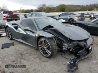 2018 Ferrari 488 z VIN ZFF80AMA6J0231516, wystawiony jako Copart lot #79886954 z przebiegiem Nie podano mil oraz Szkody całkowita. Historia ofert i sprzedaży dostępna na DreamBid. Obrazek 4.