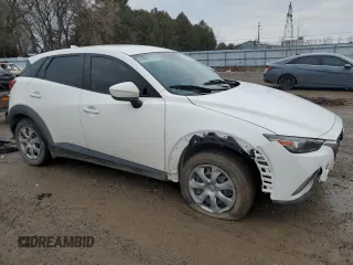 2017 Mazda CX-3 Sport with VIN JM1DKDB71H0156492, listed as a Copart auction lot 85139174 with 155,447 mi miles and Salvage Title. Bid and sale history available at carsss.com. Image 4.
