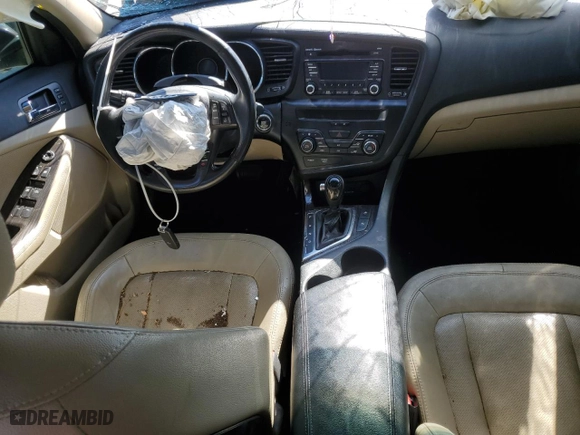 2011 Kia Optima EX with VIN KNAGN4A79B5085880, listed as a Copart auction lot 47295125 with 0 mi miles and Salvage Title. Bid and sale history available at carsss.com. Image 8.