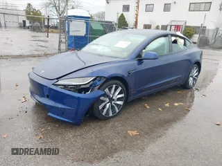 2024 Tesla Model 3 with VIN 5YJ3E1EA0RF769229, listed as a IAAI auction lot 40375043 with Not Provided miles and . Bid and sale history available at DreamBid. Image 2.