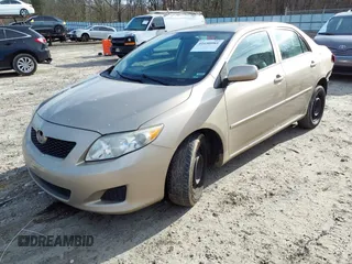 2009 Toyota Corolla with VIN 1NXBU40E19Z051749, listed as a IAAI auction lot 41650985 with 194,158 mi miles. Bid and sale history available at carsss.com. Image 2.