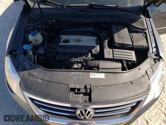 2010 Volkswagen CC Sport with VIN WVWMP7AN6AE566393, listed as a Copart auction lot 55233175 with 139,307 mi miles and Salvage Title. Bid and sale history available at DreamBid. Image 11.