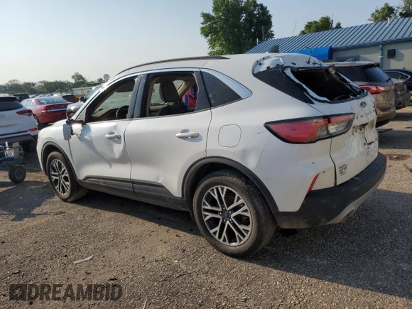 2020 Ford Escape SEL with VIN 1FMCU9H64LUB09651, listed as a Copart auction lot 59468125 with 64,531 mi miles and Salvage title. Bid and sale history available at DreamBid. Image 2.
