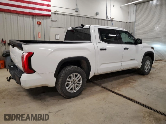 2023 Toyota Tundra SR5 with VIN 5TFLA5DB3PX113090, listed as a Copart auction lot 55442595 with 51,994 mi miles and Salvage title. Bid and sale history available at DreamBid. Image 3.