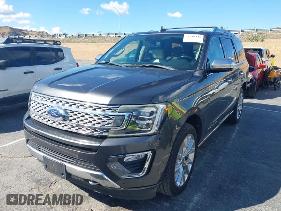 2018 Ford Expedition Platinum with VIN 1FMJU1MT3JEA10525, listed as a IAAI auction lot 41716416 with 33,603 mi miles. Bid and sale history available at carsss.com. Image 2.