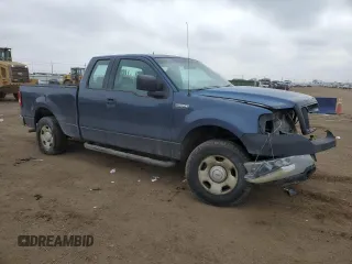 2006 Ford F-150 STX with VIN 1FTRX14W76NB40887, listed as a Copart auction lot 45031305 with 0 mi miles and Salvage Title. Bid and sale history available at carsss.com. Image 4.