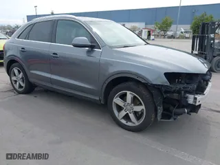 2015 Audi Q3 2.0T Premium Plus with VIN WA1EFCFSXFR009768, listed as a IAAI auction lot 41974476 with 53,013 mi miles. Bid and sale history available at carsss.com. Image 1.