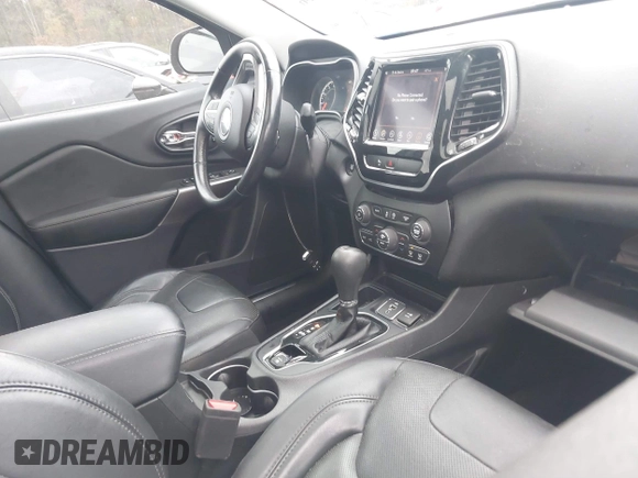 2019 Jeep Cherokee Limited with VIN 1C4PJLDB9KD129214, listed as a IAAI auction lot 40960156 with 55,083 mi miles and . Bid and sale history available at DreamBid. Image 5.