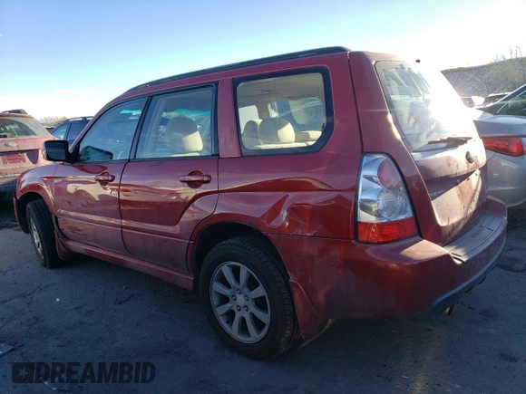 2007 Subaru Forester X w/Premium Pkg with VIN JF1SG65677G714364, listed as a Copart auction lot 89025365 with 124,226 mi miles and Salvage Title. Bid and sale history available at carsss.com. Image 2.