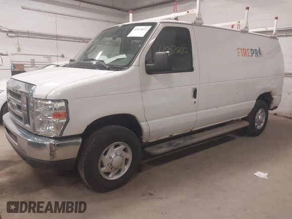 2012 Ford Econoline Cargo Recreational with VIN 1FTNE2EW4CDB03757, listed as a IAAI auction lot 42072612 with 147,153 mi miles. Bid and sale history available at carsss.com. Image 2.