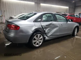 2011 Audi A4 Premium with VIN WAUBFAFL0BA082630, listed as a Copart auction lot 45688645 with 187,452 mi miles and Salvage Title. Bid and sale history available at carsss.com. Image 3.