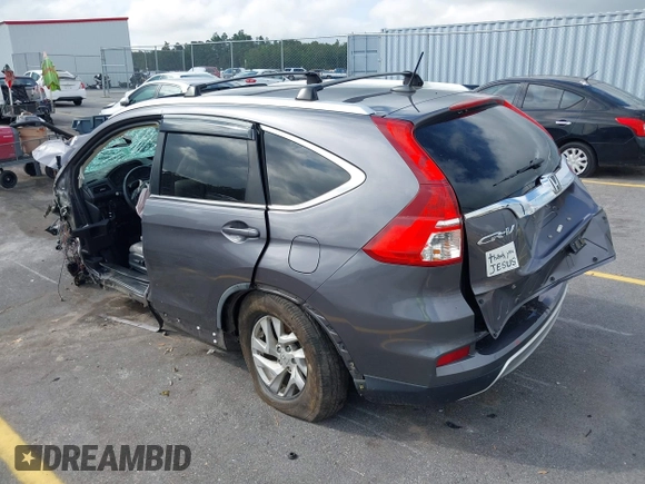 2015 Honda CR-V EX-L with VIN 2HKRM4H73FH606201, listed as a IAAI auction lot 40490815 with 24,219 mi miles and . Bid and sale history available at carsss.com. Image 3.