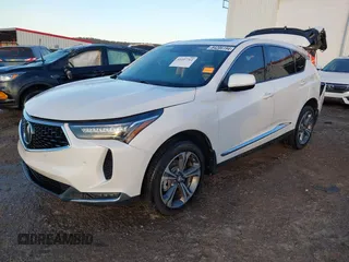 2023 Acura RDX w/Advance Package with VIN 5J8TC2H78PL003286, listed as a IAAI auction lot 41237761 with 13,748 mi miles. Bid and sale history available at carsss.com. Image 2.