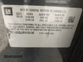 2015 Chevrolet Impala LTZ with VIN 2G1155SL6F9133136, listed as a IAAI auction lot 42024420 with 149,688 mi miles and . Bid and sale history available at DreamBid. Image 9.