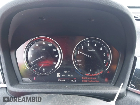 2019 BMW X1 xDrive28i with VIN WBXHT3C54K3H35641, listed as a IAAI auction lot 42241894 with 100,989 mi miles and . Bid and sale history available at DreamBid. Image 7.