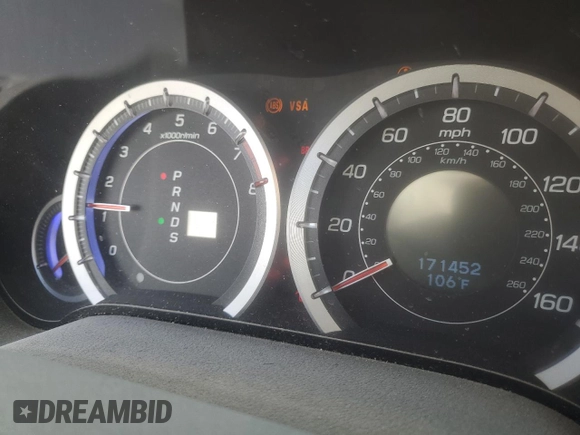 2010 Acura TSX z VIN JH4CU2F61AC037453, wystawiony jako Copart lot #57370735 z przebiegiem 171 452 mil mil oraz Szkoda całkowita • Salvage title. Historia ofert i sprzedaży dostępna na DreamBid. Obrazek 9.