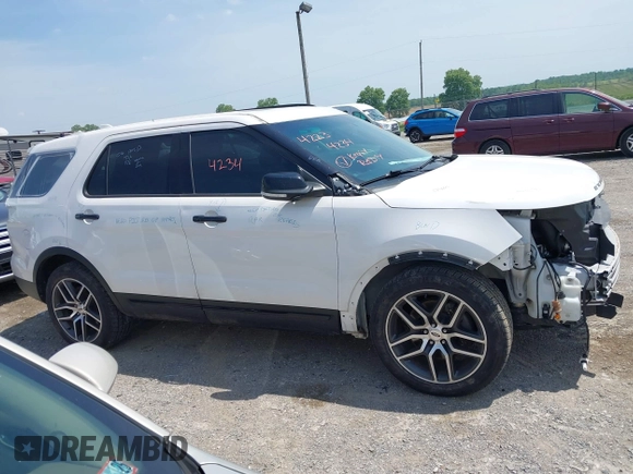 2017 Ford Explorer Sport z VIN 1FM5K8GT6HGA83768, wystawiony jako IAAI lot #42234234 z przebiegiem 82 063 mil mil oraz . Historia ofert i sprzedaży dostępna na DreamBid. Obrazek 13.