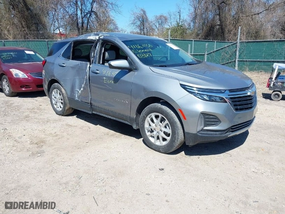 2024 Chevrolet Equinox LT with VIN 3GNAXTEG1RL271440, listed as a IAAI auction lot 41863055 with 20,746 mi miles. Bid and sale history available at carsss.com. Image 1.