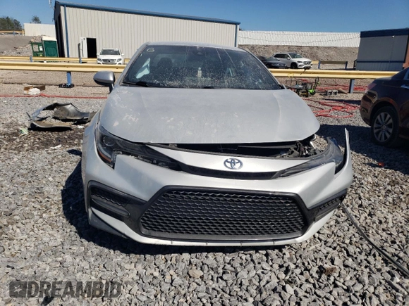 2021 Toyota Corolla SE with VIN 5YFS4MCE6MP090407, listed as a Copart auction lot 45855575 with 0 mi miles and Salvage Title. Bid and sale history available at carsss.com. Image 5.