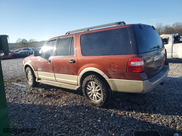2007 Ford Expedition EL Eddie Bauer with VIN 1FMFK175X7LA20966, listed as a Copart auction lot 89174085 with 302,916 mi miles and Salvage Title. Bid and sale history available at carsss.com. Image 2.