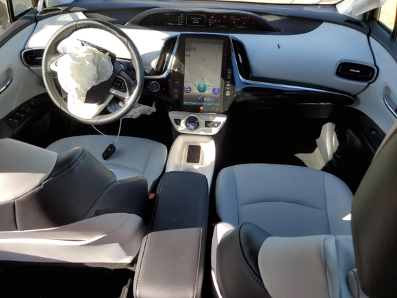 2018 Toyota Prius Two with VIN JTDKARFU1J3055156, listed as a Copart auction lot 47745465 with 57,740 mi miles and Salvage Title. Bid and sale history available at DreamBid. Image 8.