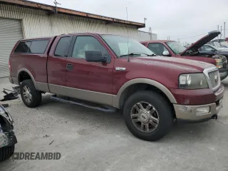 2004 Ford F-150 XLT with VIN 1FTPX14504NA99210, listed as a Copart auction lot 55646105 with 130,865 mi miles and Salvage Title. Bid and sale history available at carsss.com. Image 4.
