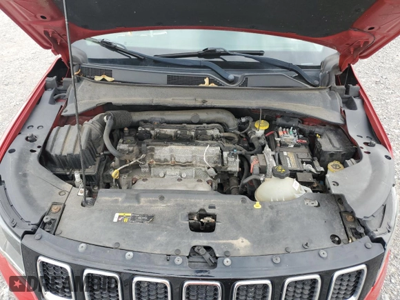 2017 Jeep Compass Latitude z VIN 3C4NJDBB5HT681683, wystawiony jako Copart lot #62938685 z przebiegiem 163 017 mil mil oraz Szkoda całkowita • Salvage title. Historia ofert i sprzedaży dostępna na DreamBid. Obrazek 12.