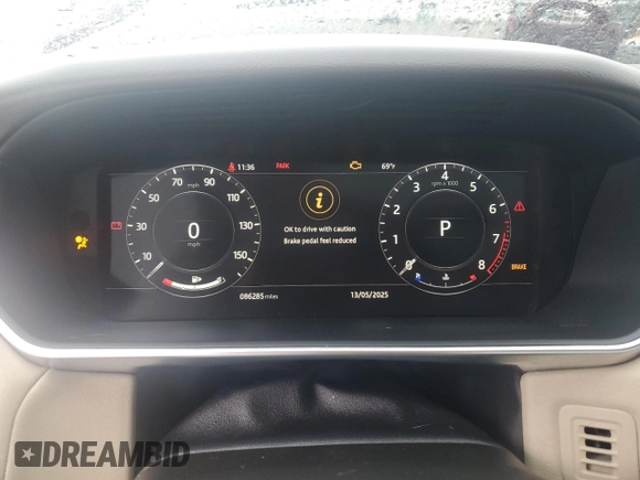 2019 Land Rover Range Rover Sport HSE with VIN SALWR2RV3KA819553, listed as a Copart auction lot 56620295 with 86,285 mi miles and Salvage Title. Bid and sale history available at DreamBid. Image 11.
