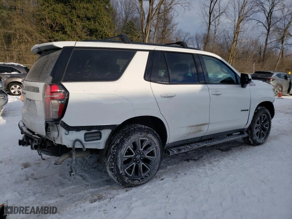 2021 Chevrolet Tahoe Z71 with VIN 1GNSKPKDXMR376046, listed as a Copart auction lot 42551355 with 44,452 mi miles and Salvage Title. Bid and sale history available at carsss.com. Image 3.